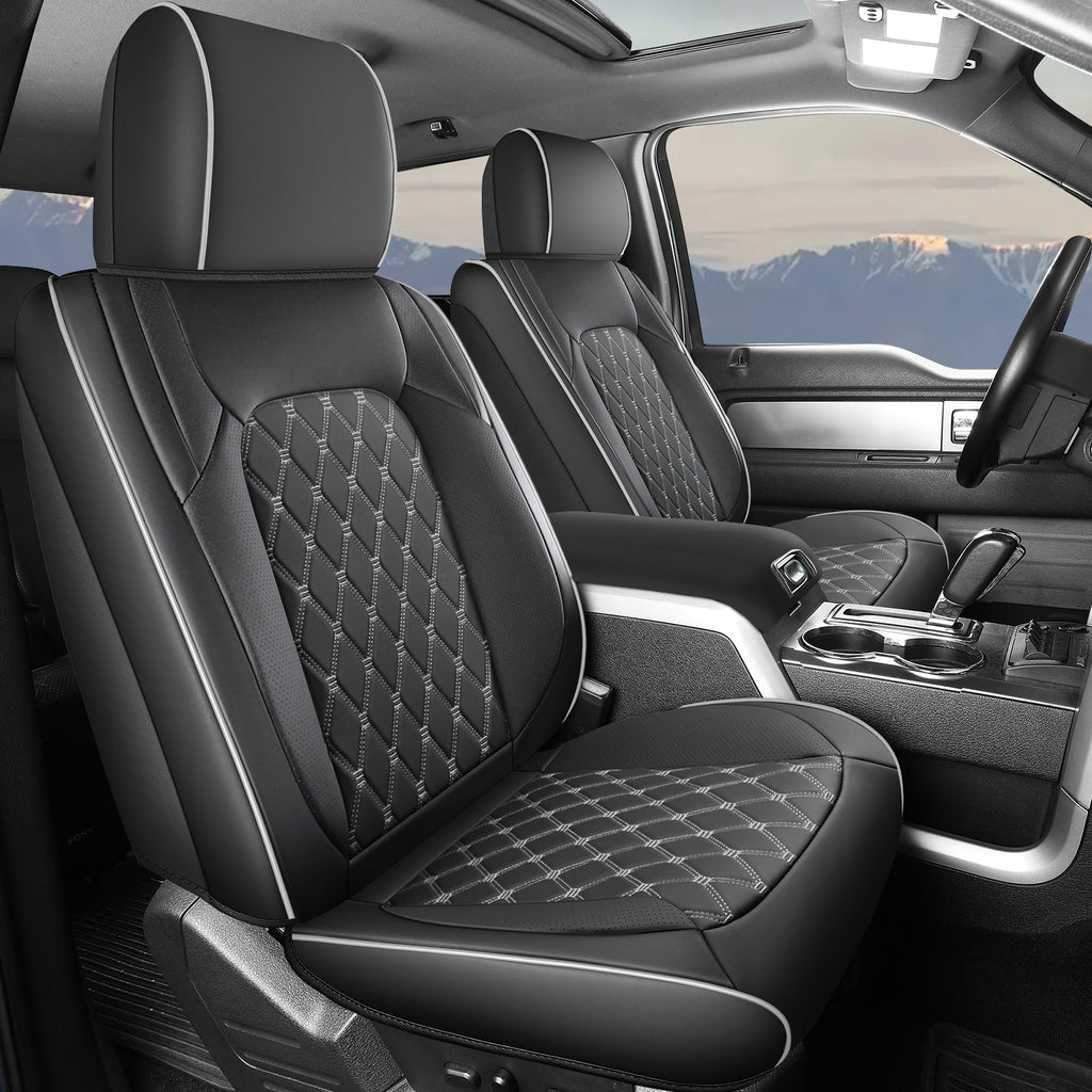 Umbrauto Truck Seat Cover for Ford-150 Series,Grey