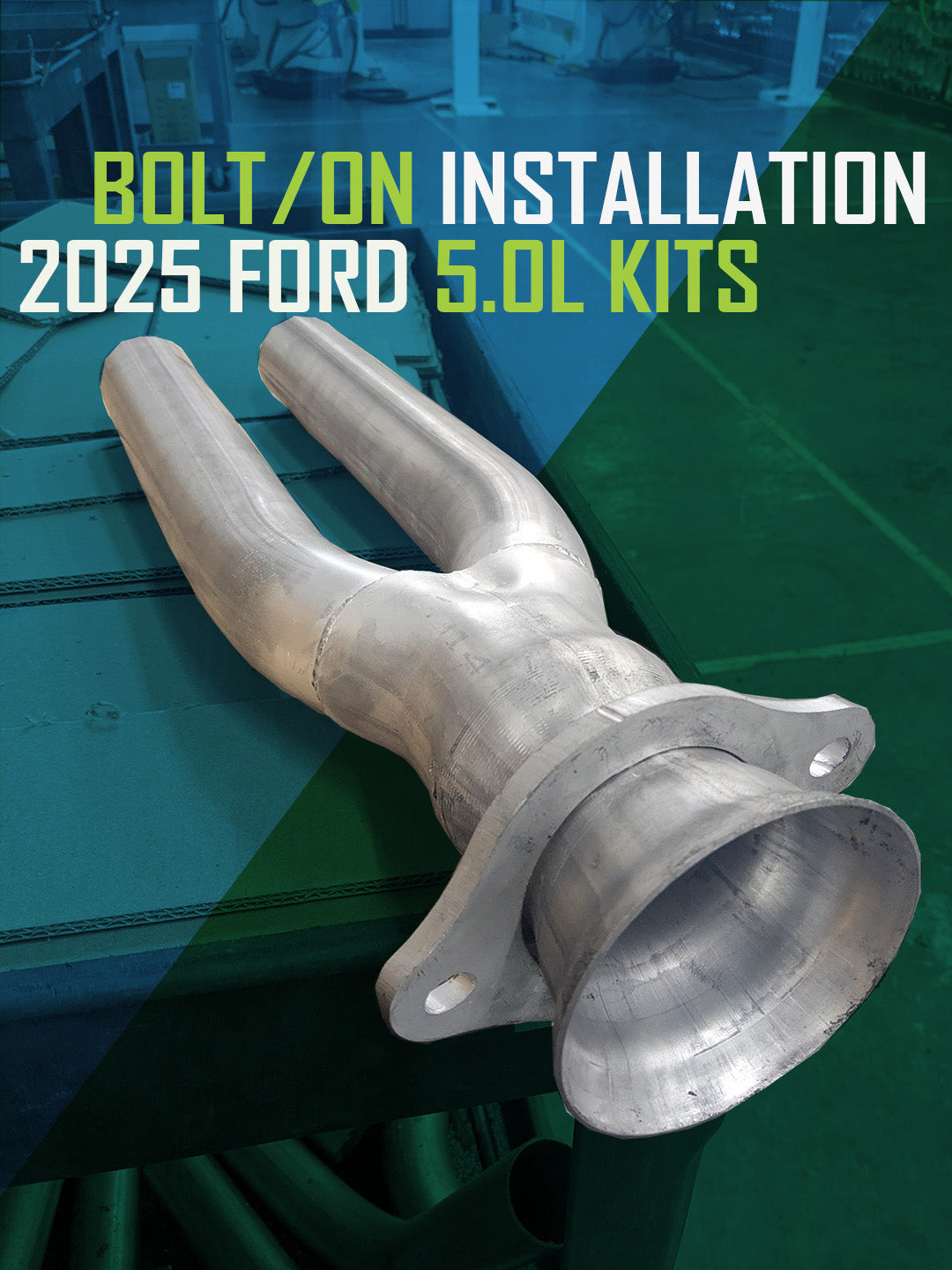 Ford, 2021-2026, 5.0L - Stainless - MPI Exhaust Cat-Back Dual Stainless Kit