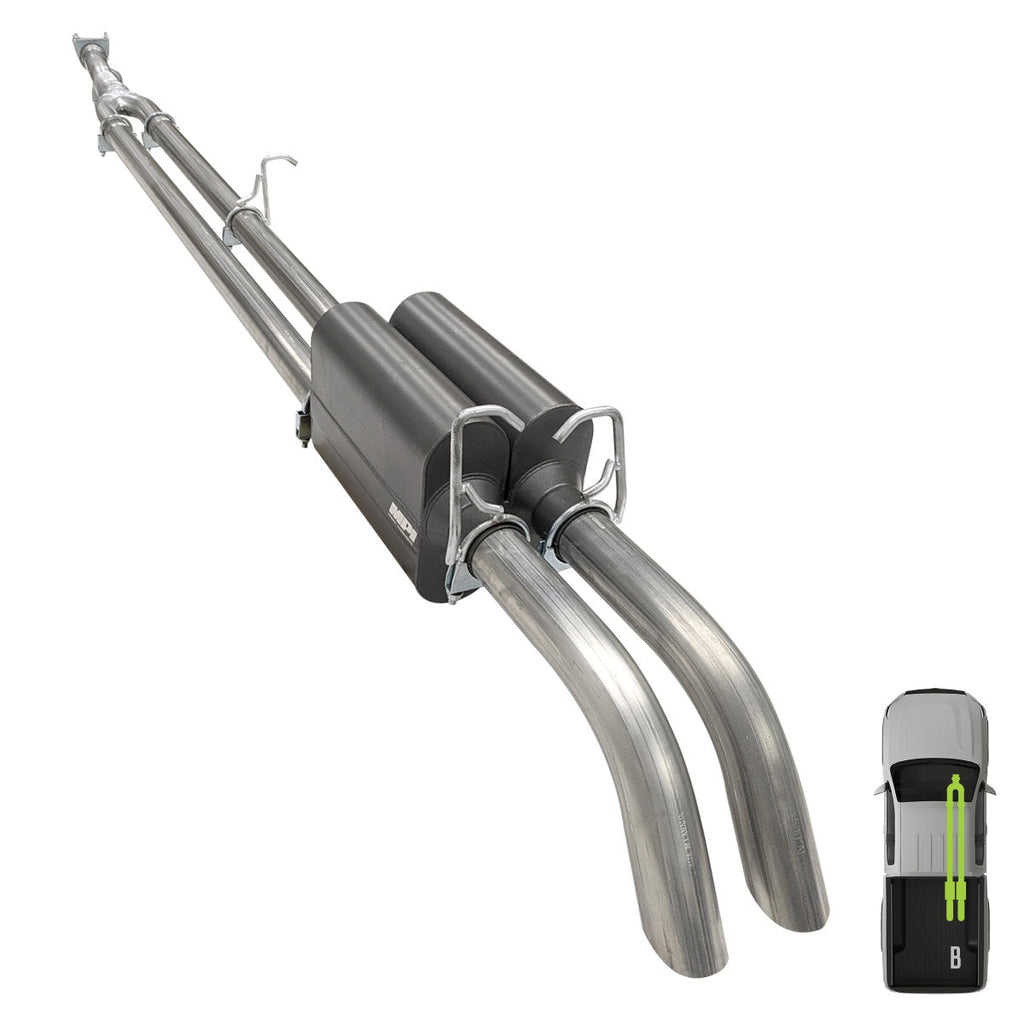 Ford, 2011-2016, 6.2L - MPI Bullnoze Exhaust Series