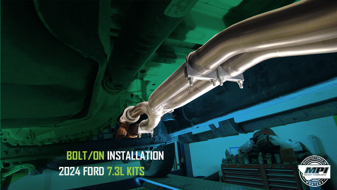 Ford, 2017-2026, 6.2L-7.3L - Stainless - MPI Exhaust Cat-Back Dual Stainless Kits