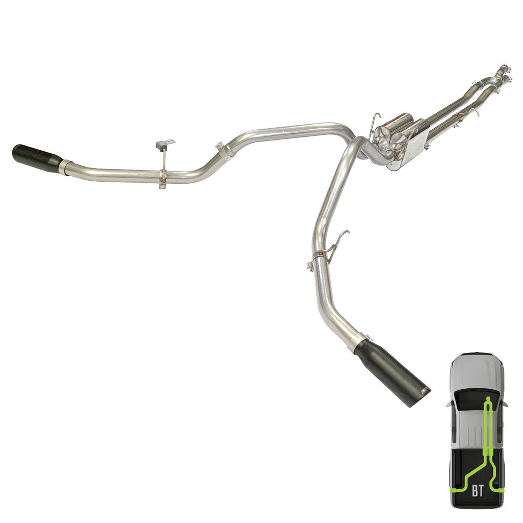 Ford, 2017-2026, 6.2L, 6.8L, 7.3L, Clamp/On - MPI Exhaust Cat-Back Dual Exhaust Kits
