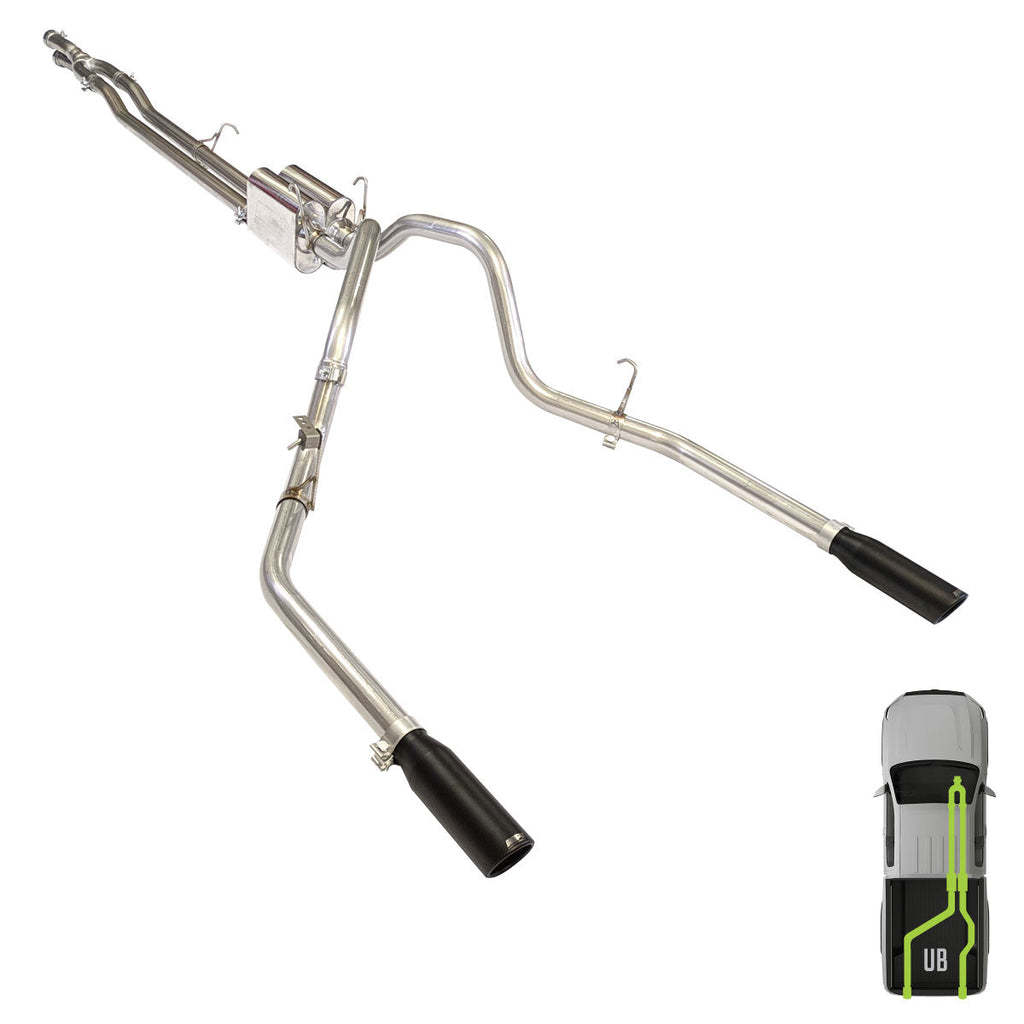Ford, 2017-2026, 6.2L-7.3L - Stainless - MPI Exhaust Cat-Back Dual Stainless Kits