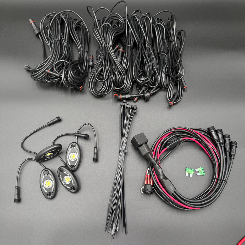 4 Piece Rock Light Kit