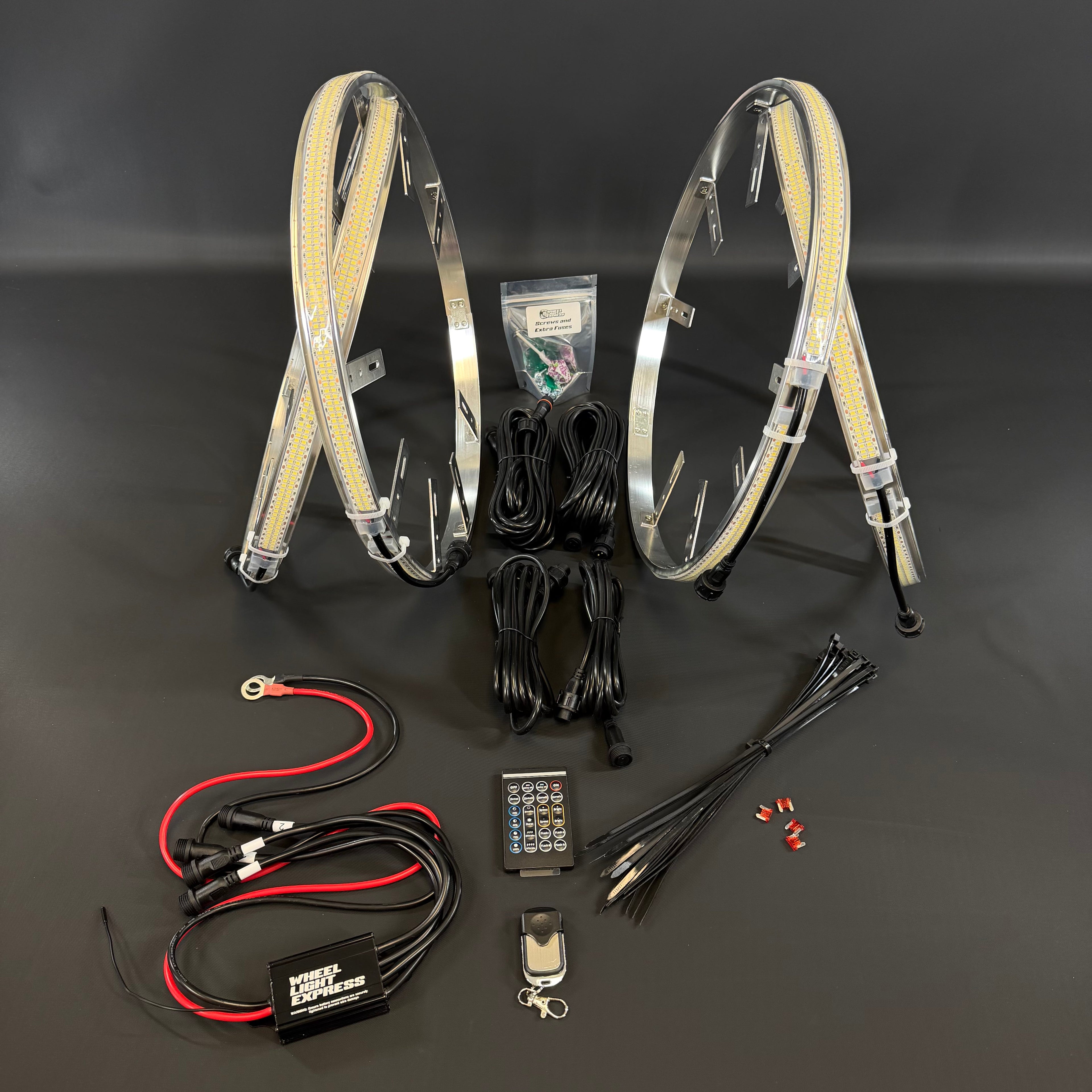 Double Row White High Density Wheel Lights
