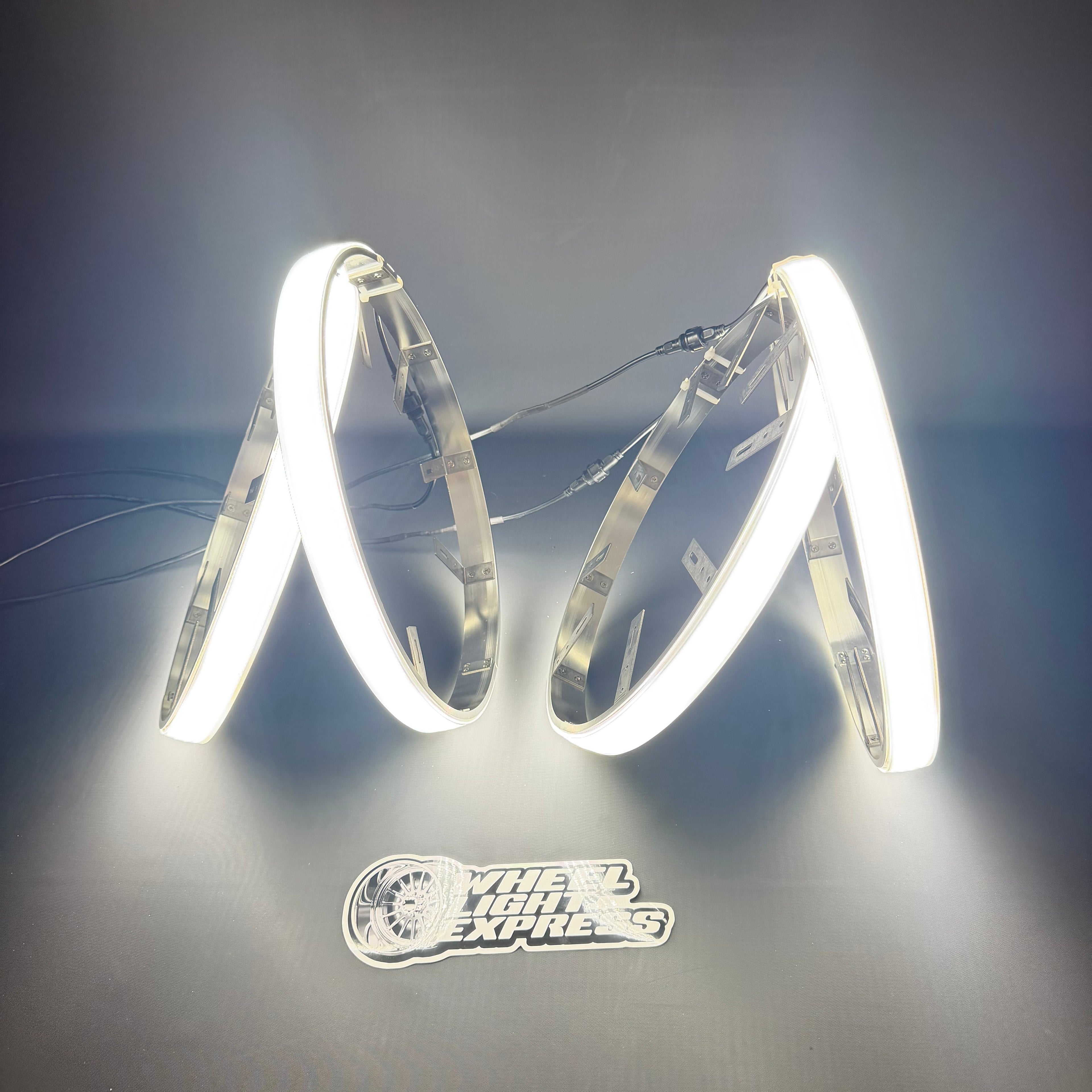 Quad Row White Ultra High Density Wheel Lights