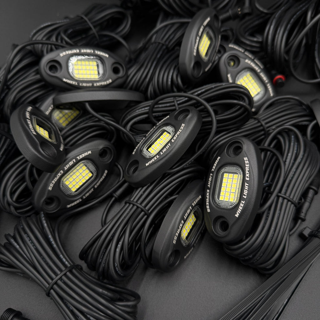 12 Piece High Density Rock Light Kit