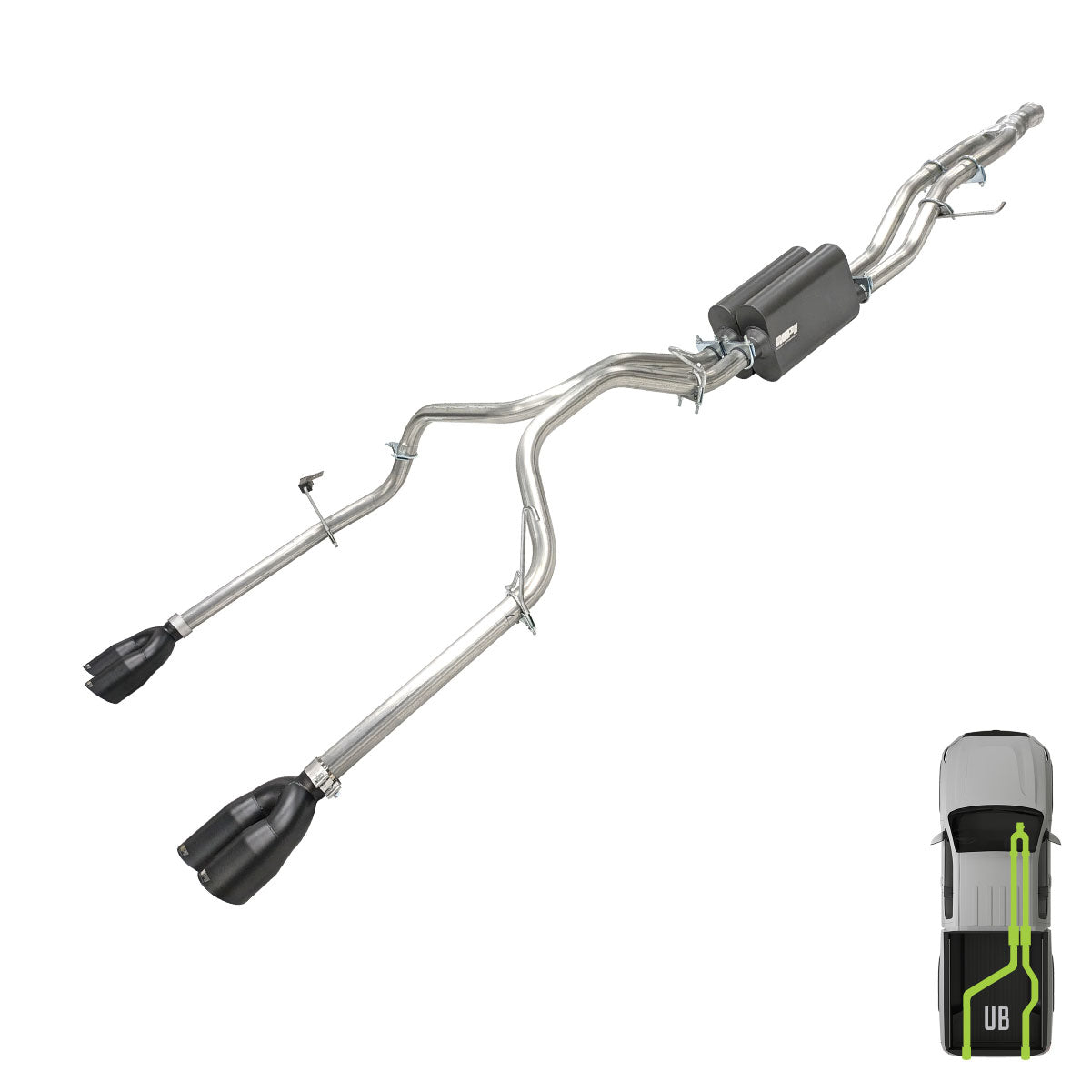 Suburban/Yukon, 2015-2020, 6.2L - Stainless - MPI Exhaust Cat-Back Kits