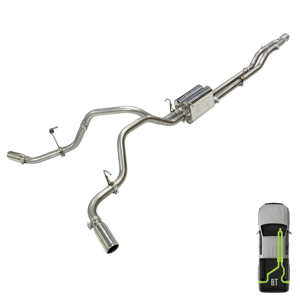 GMC/Chevy, 2019-2026, 6.6L, Stainless - MPI Exhaust Cat-Back Dual Exhaust Kits