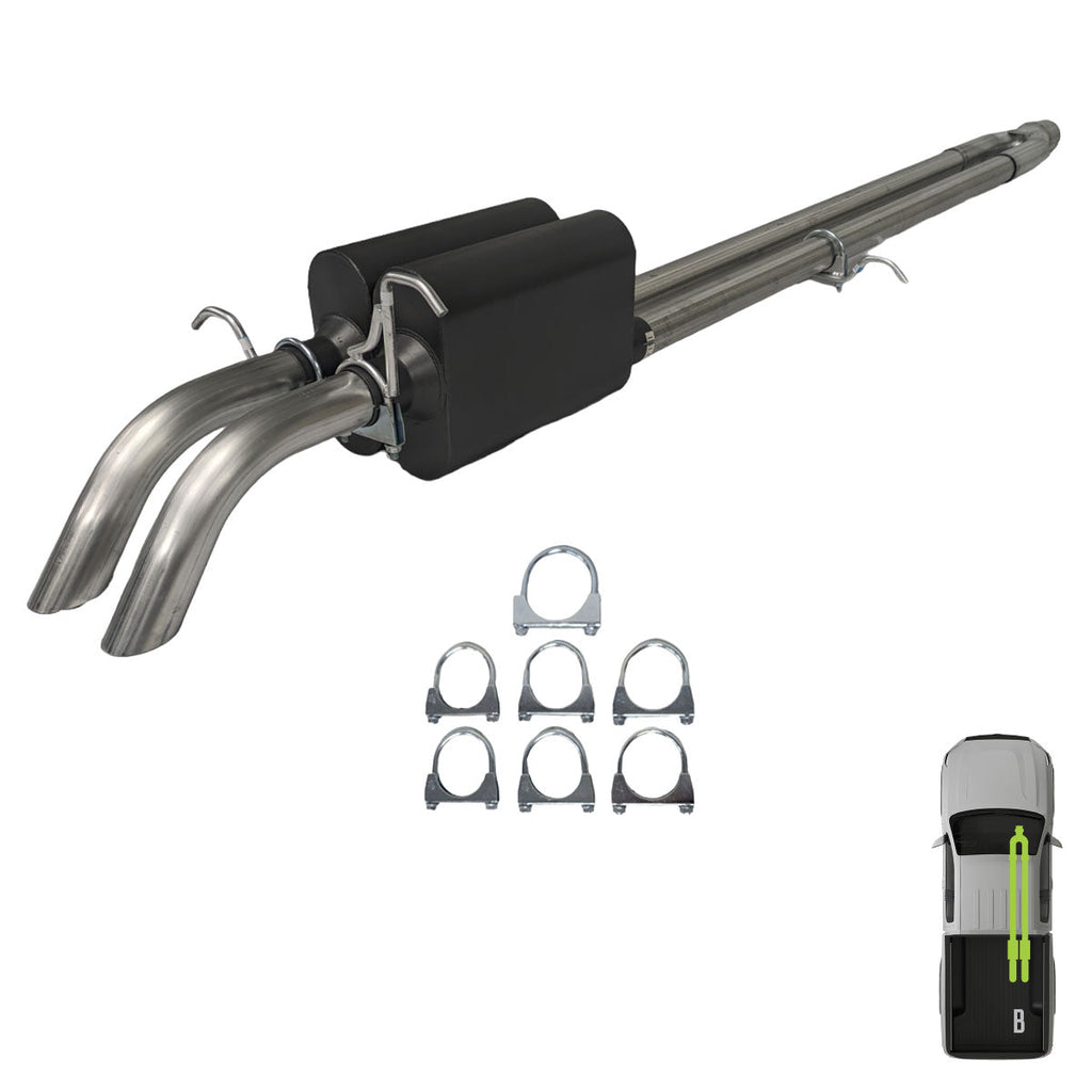 GMC/Chevy, 2012-2018, 6.0L - MPI Bullnoze Exhaust Series
