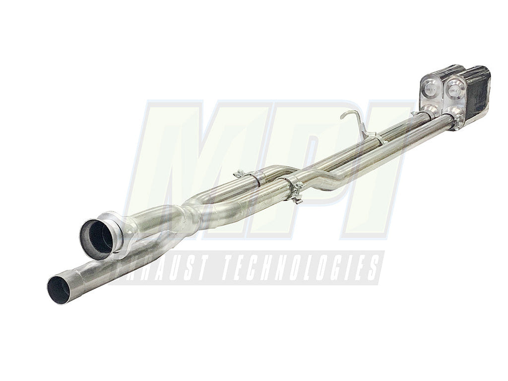 Ford, 2017-2026, 6.2L-7.3L - Stainless - MPI Exhaust Cat-Back Dual Stainless Kits