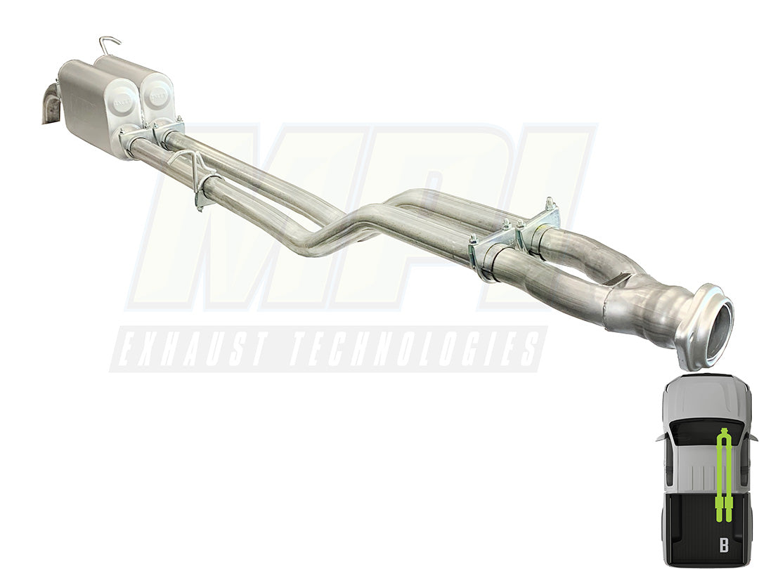 GMC/Chevy, 1999-2006, 5.3L - MPI Bullnoze Exhaust Series