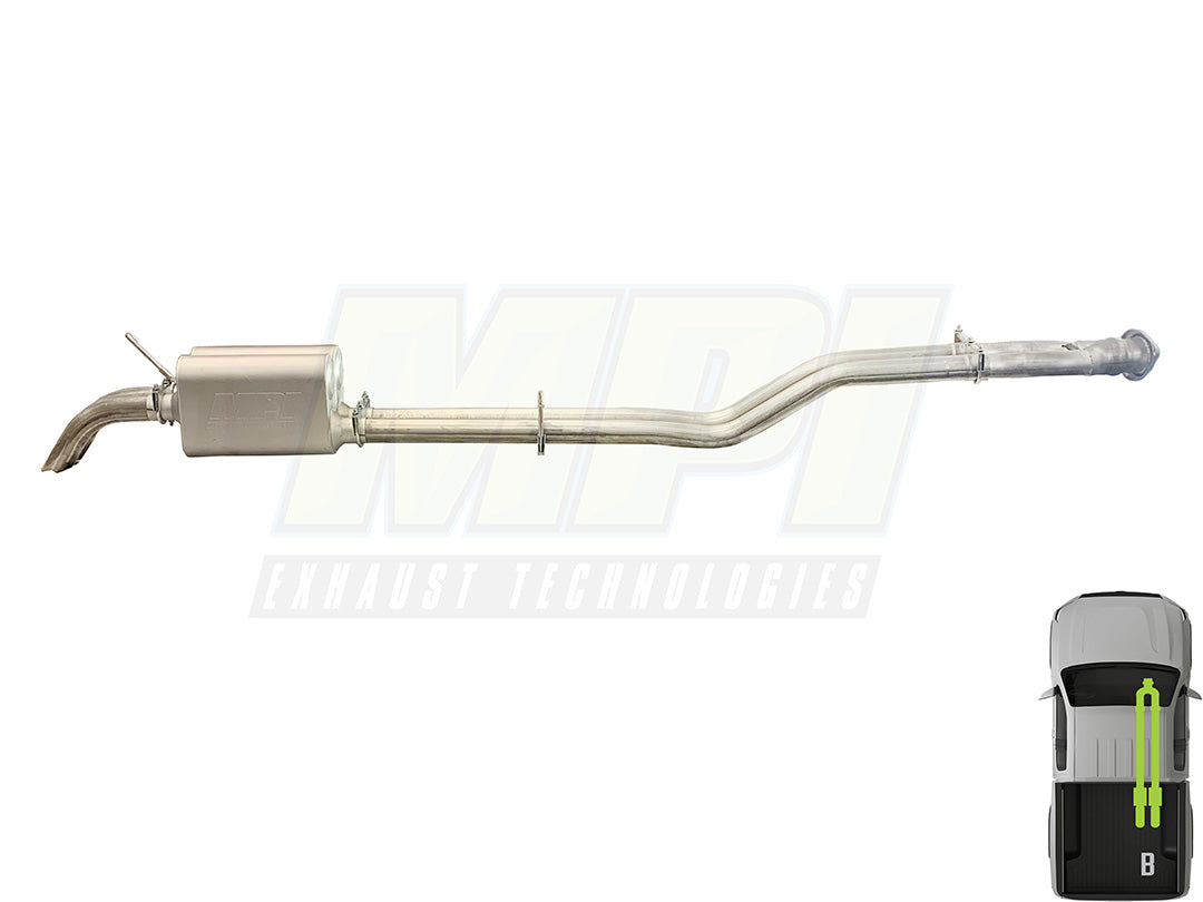 GMC/Chevy, 1999-2006, 5.3L - MPI Bullnoze Exhaust Series