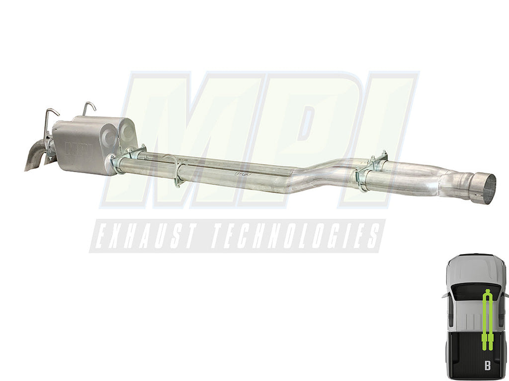 RAM, 2011-2026, 6.4L - MPI Bullnoze Exhasut Series