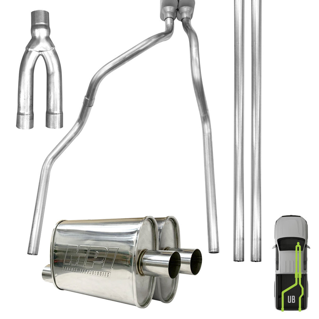 GMC/Chevy, 2019-2026, 5.3L, Stainless - MPI Exhaust Cat-Back Dual Exhaust Kits