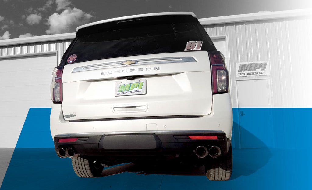 Suburban/Yukon, 2021-2025, 6.2L, Stainless - MPI Exhaust Cat-Back Dual Exhaust Kits