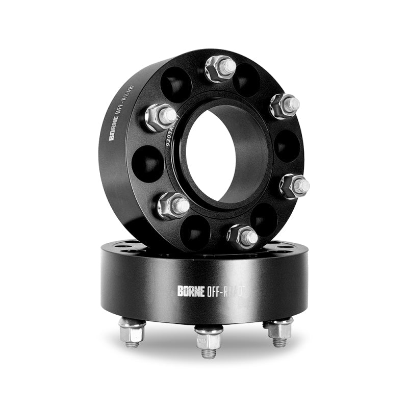 Borne Off-Road Wheel Spacers - 6x135 - 87.1 - 38 - M14 - Black BNWS-007-380BK