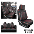 Umbrauto Truck Seat Cover Fit for  Silverado/Sierra,Red
