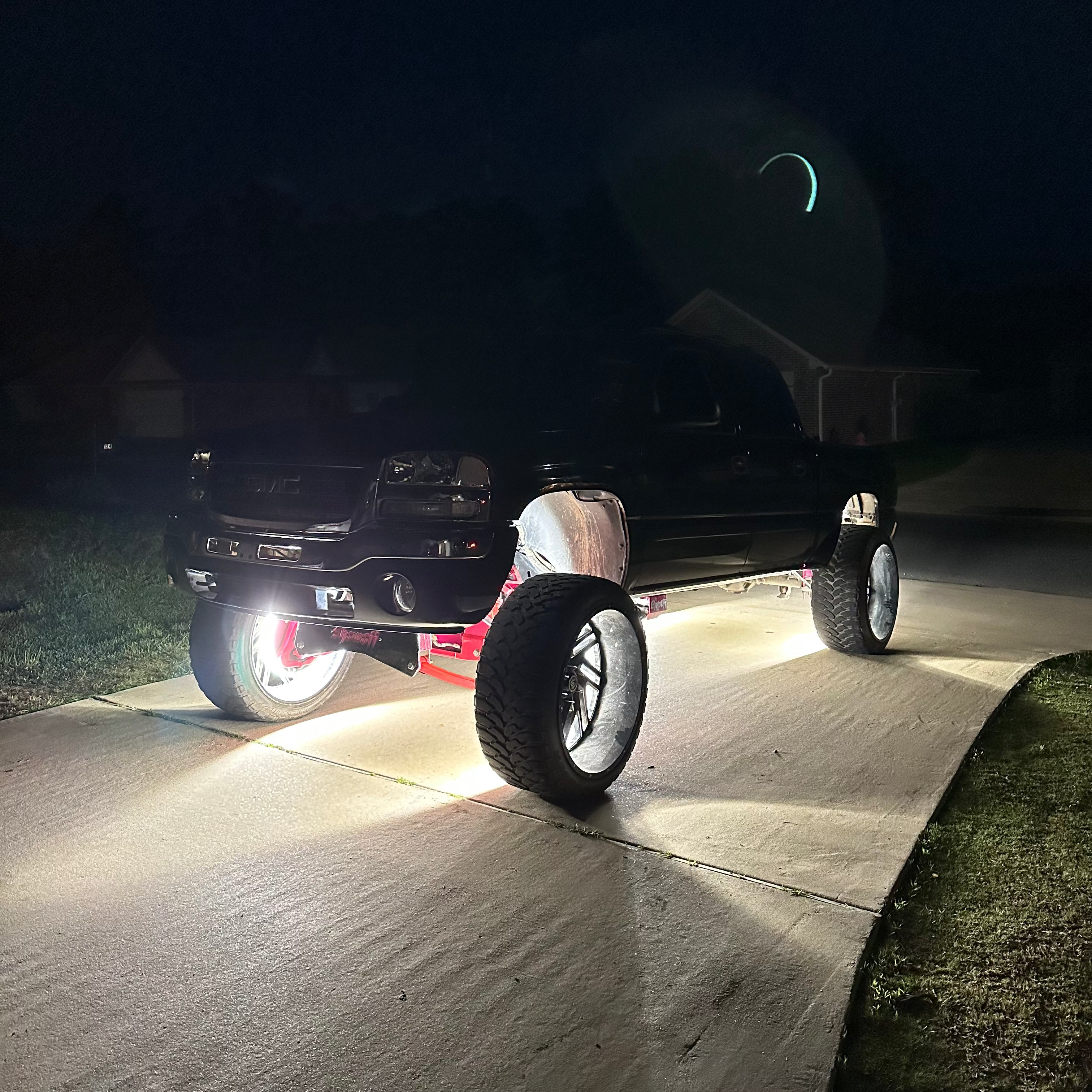 Quad Row White Ultra High Density Wheel Lights
